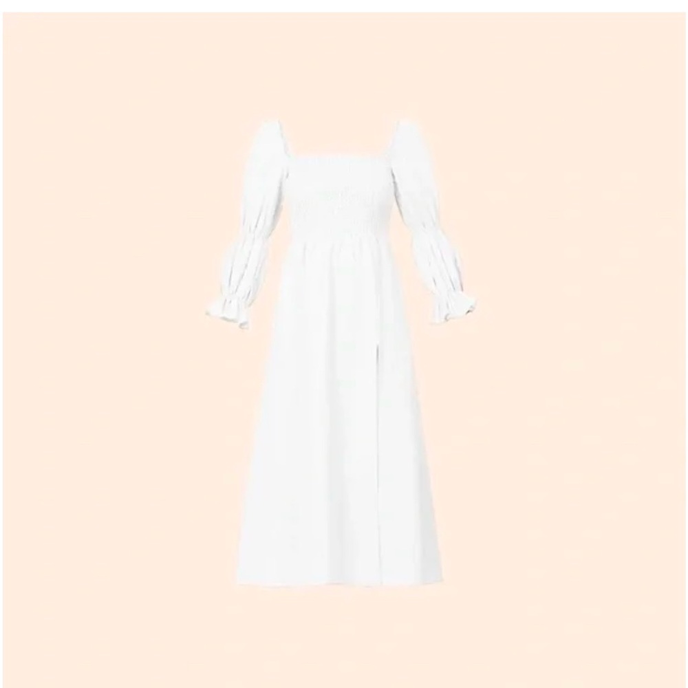 REFORMATION Hyland Linen Dress NWHT - Picture 3 of 3